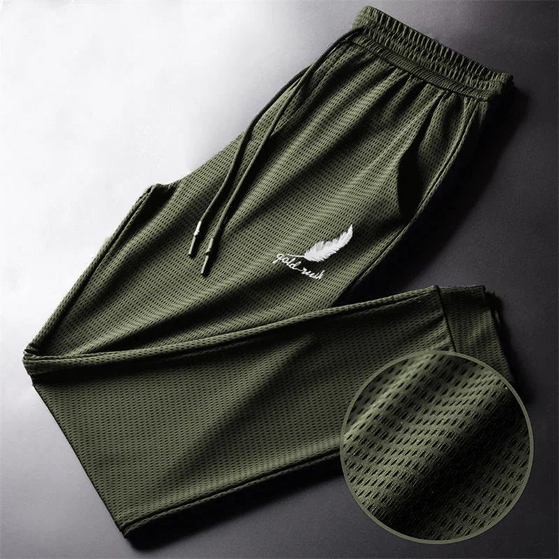 Men Fashion Quick Dry Pants Running Trousers