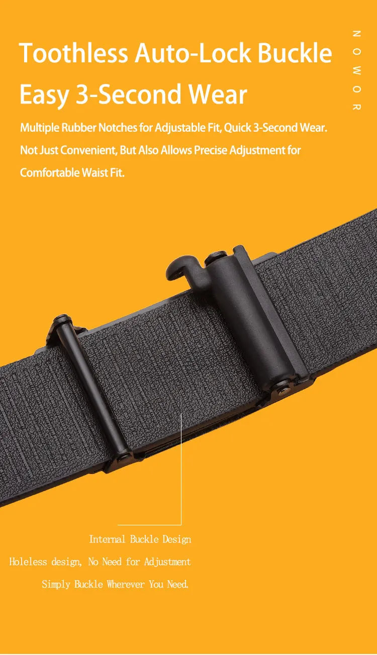 The new buckle toothless automatic buckle belt