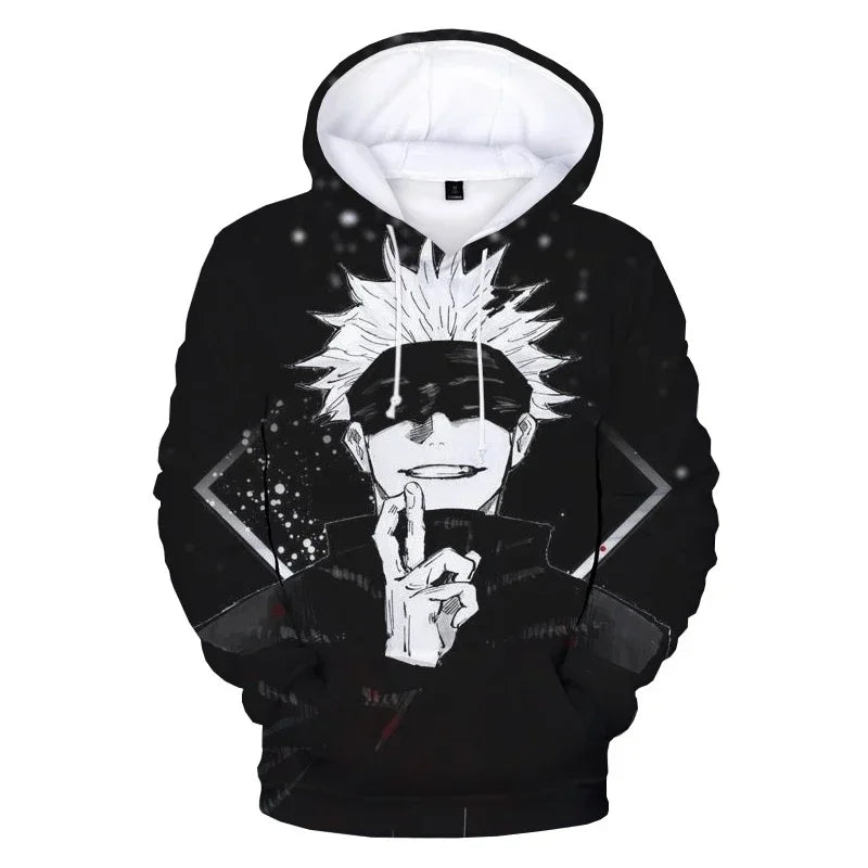 Anime Character Graphic Men's Hoodies