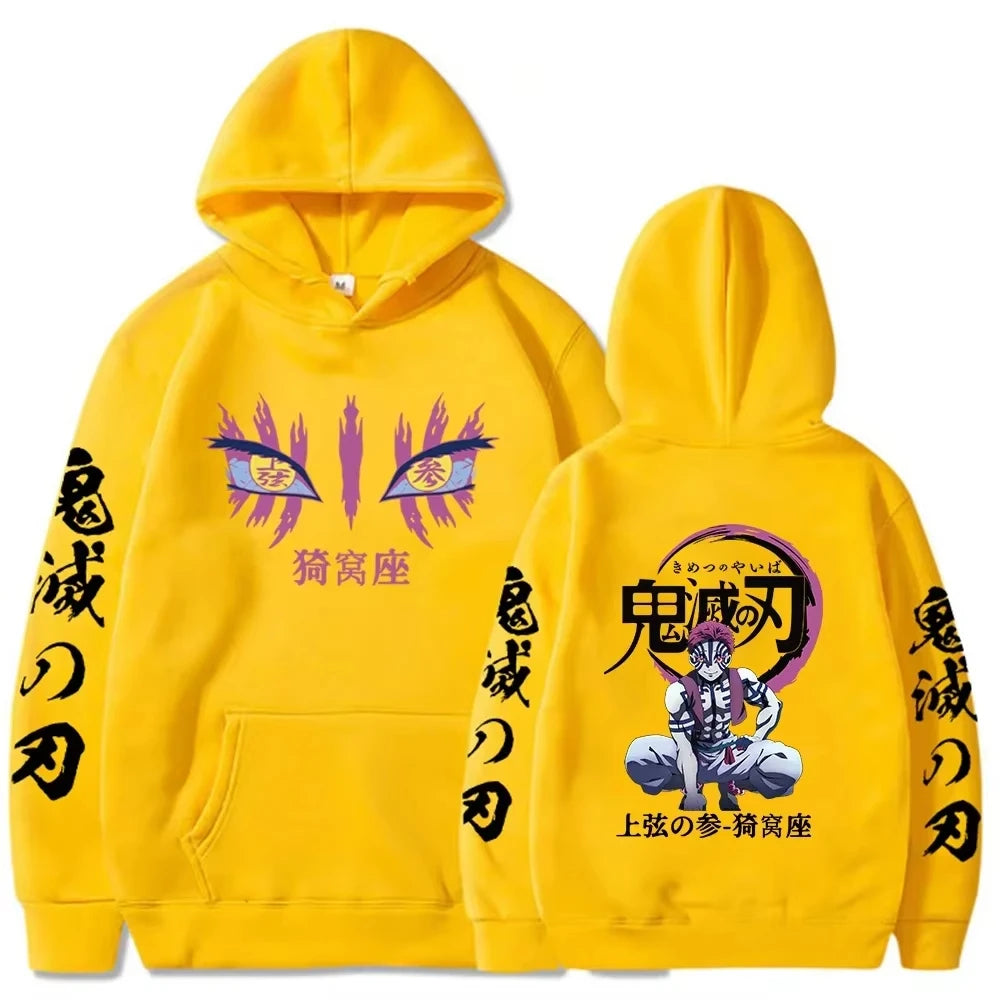 Japanese Anime Autumn New Hoodies for Men Akaza hoodie