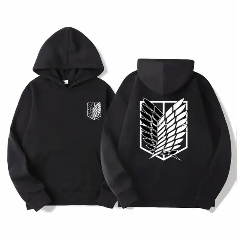 High-quality men's anime Attack on Titan hoodies
