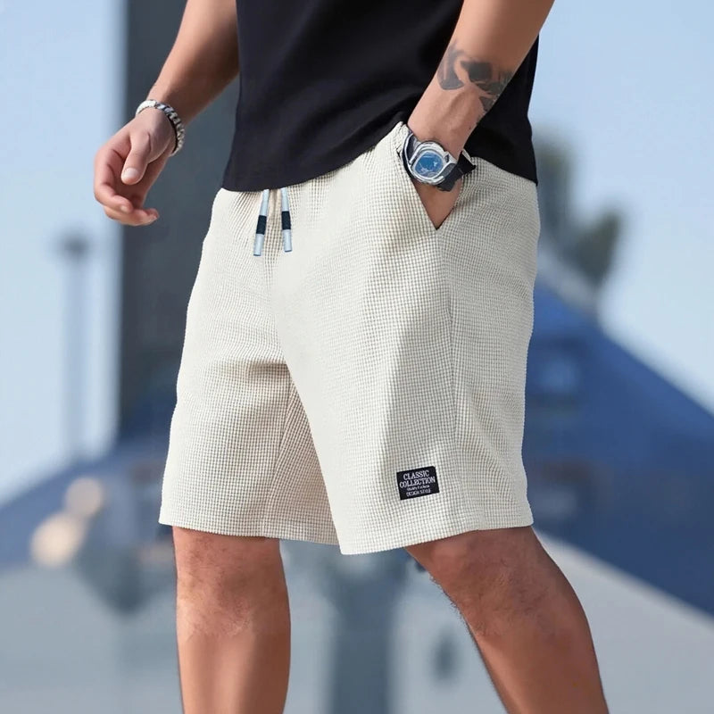 Men's Sports Shorts Textured Fabric