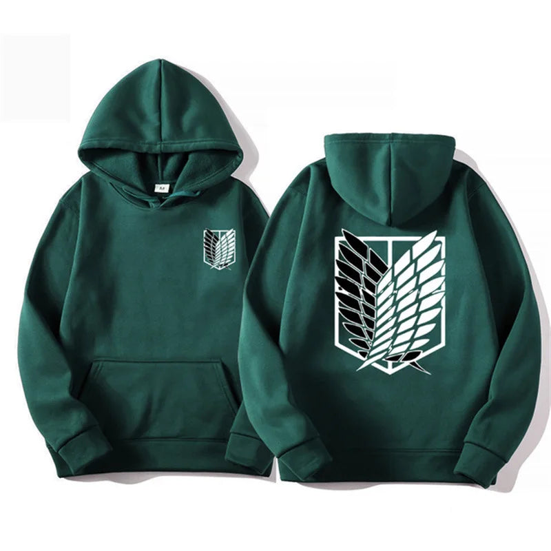 Men's/Woman attack on titan hoodie
