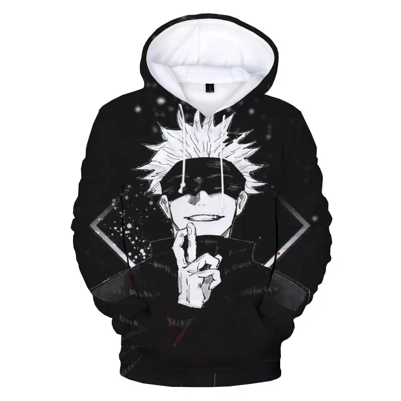 Anime Character Graphic Men's Hoodies