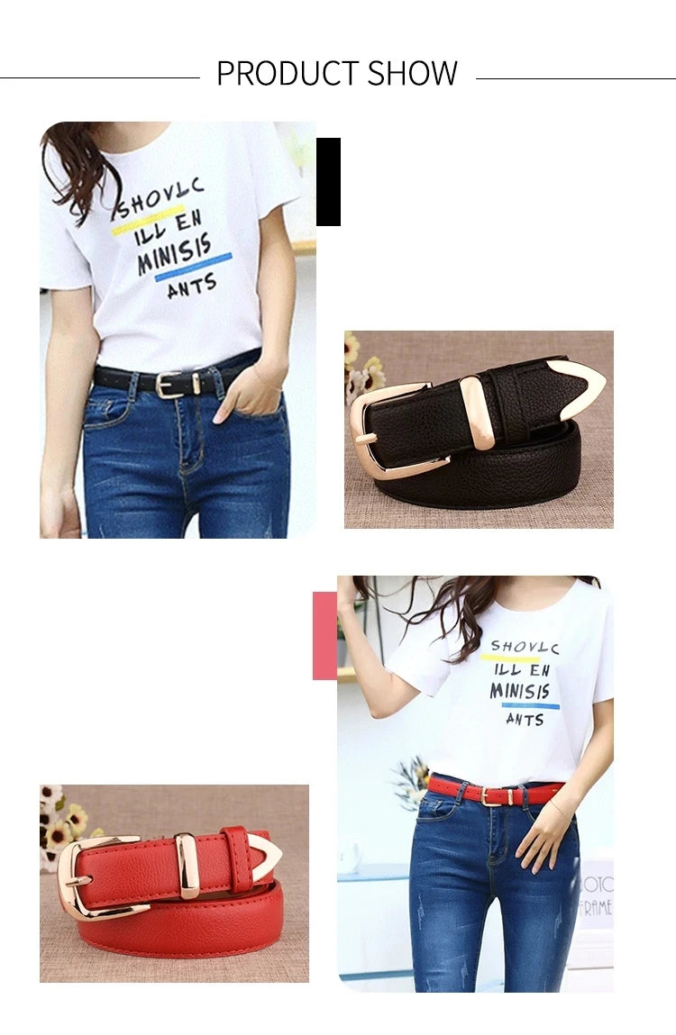 Women's Trousers Belt  Leather