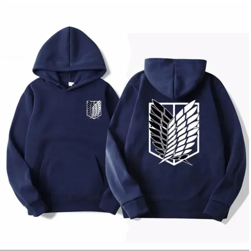 High-quality men's anime Attack on Titan hoodies