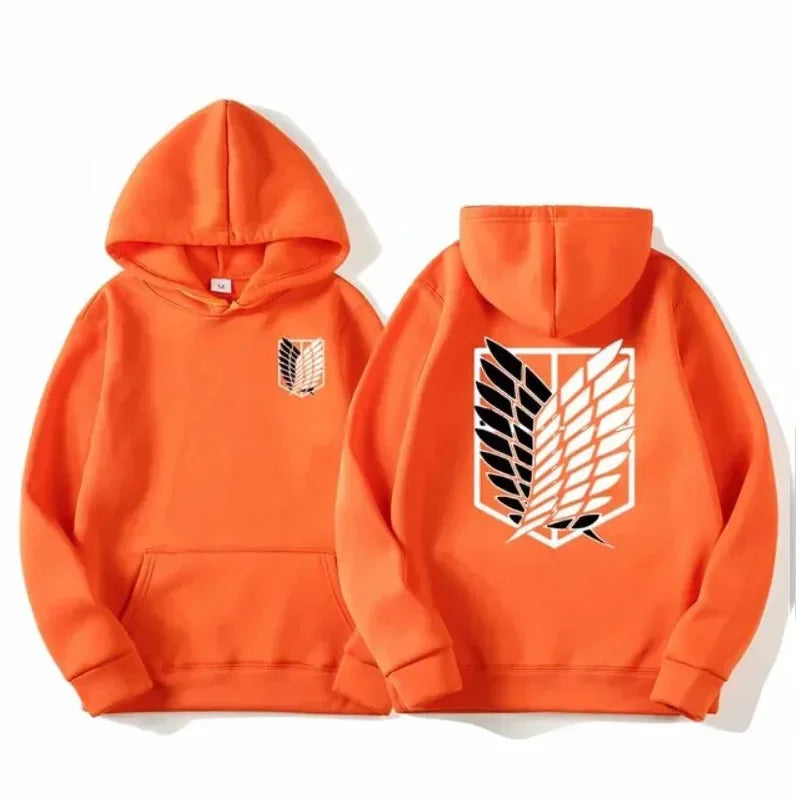 High-quality men's anime Attack on Titan hoodies