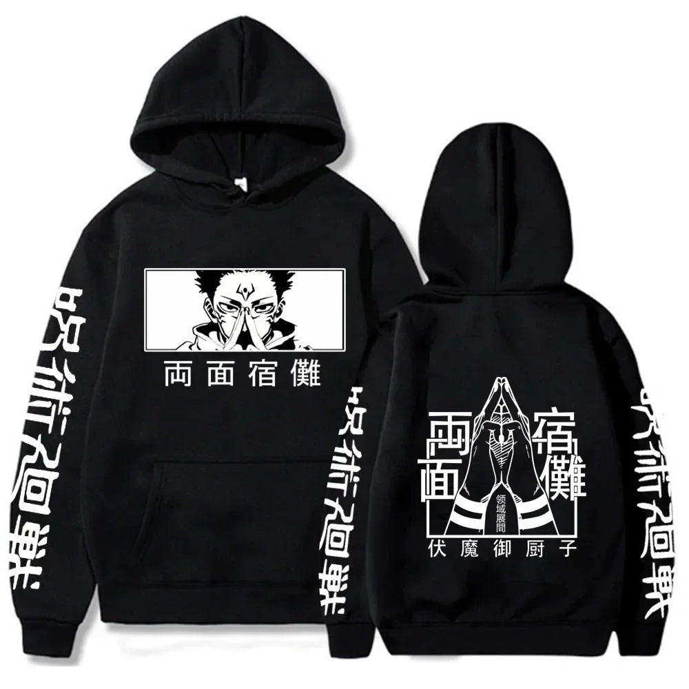 Latest Anime Printed Hoodie Spell Battle Hoodie