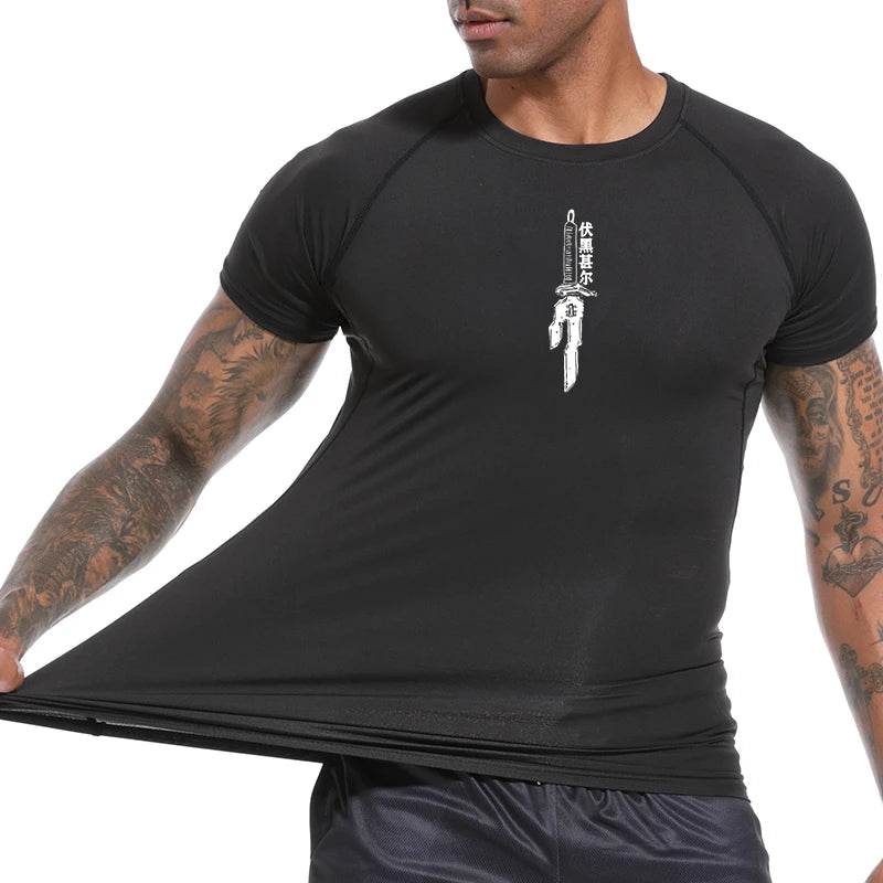 Anime Graphic Compression shirt