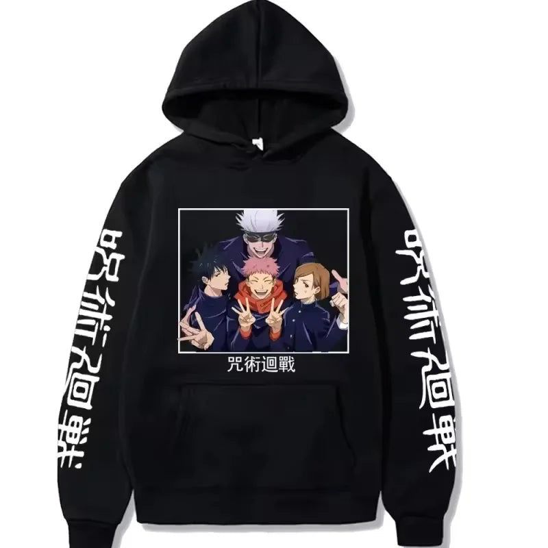 Latest Anime Printed Hoodie Spell Battle Hoodie