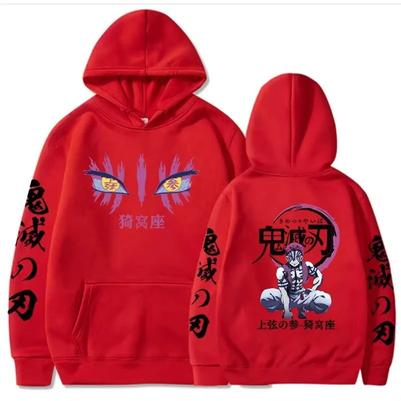 Japanese Anime Autumn New Hoodies for Men Akaza hoodie