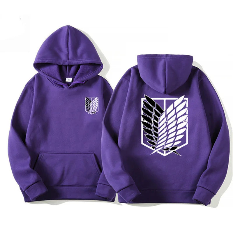 Men's/Woman attack on titan hoodie