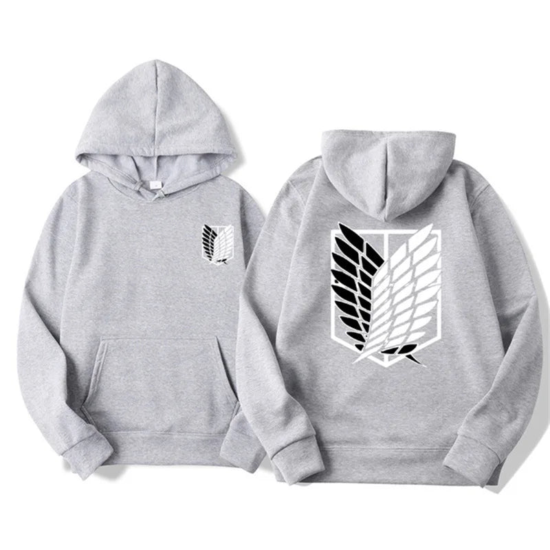 Men's/Woman attack on titan hoodie