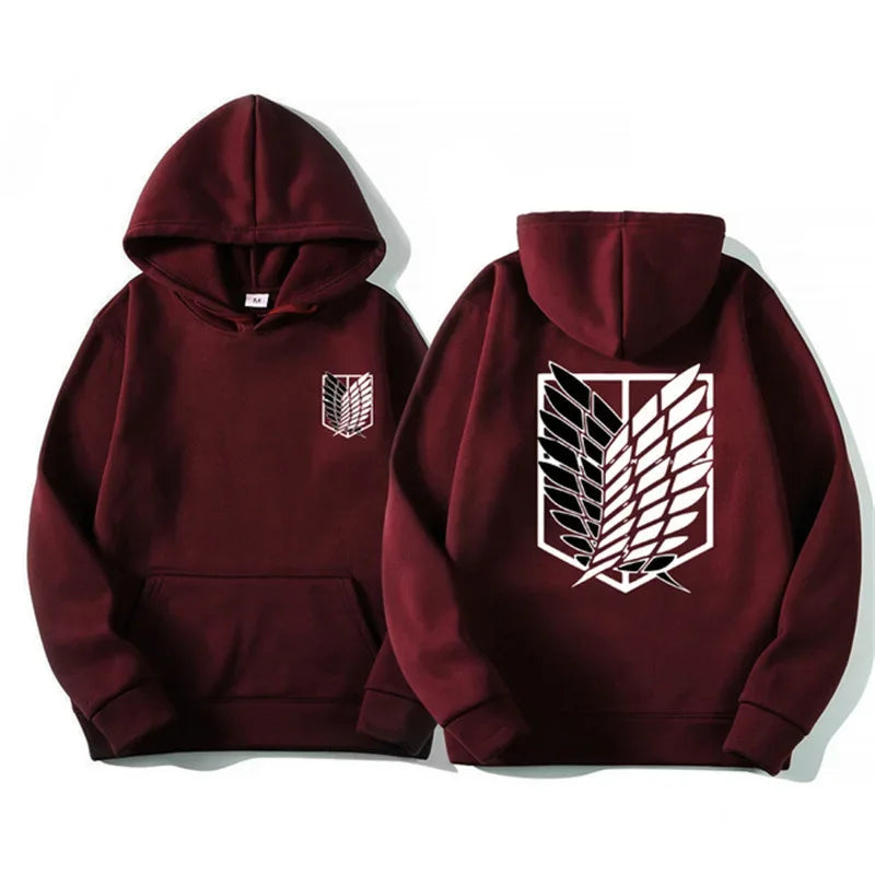 Men's/Woman attack on titan hoodie