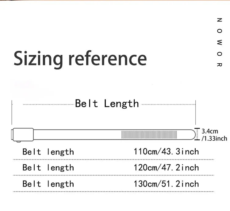 The new buckle toothless automatic buckle belt