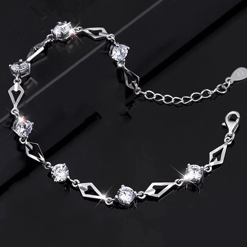 Silver 925 Jewelry Bracelets for Women