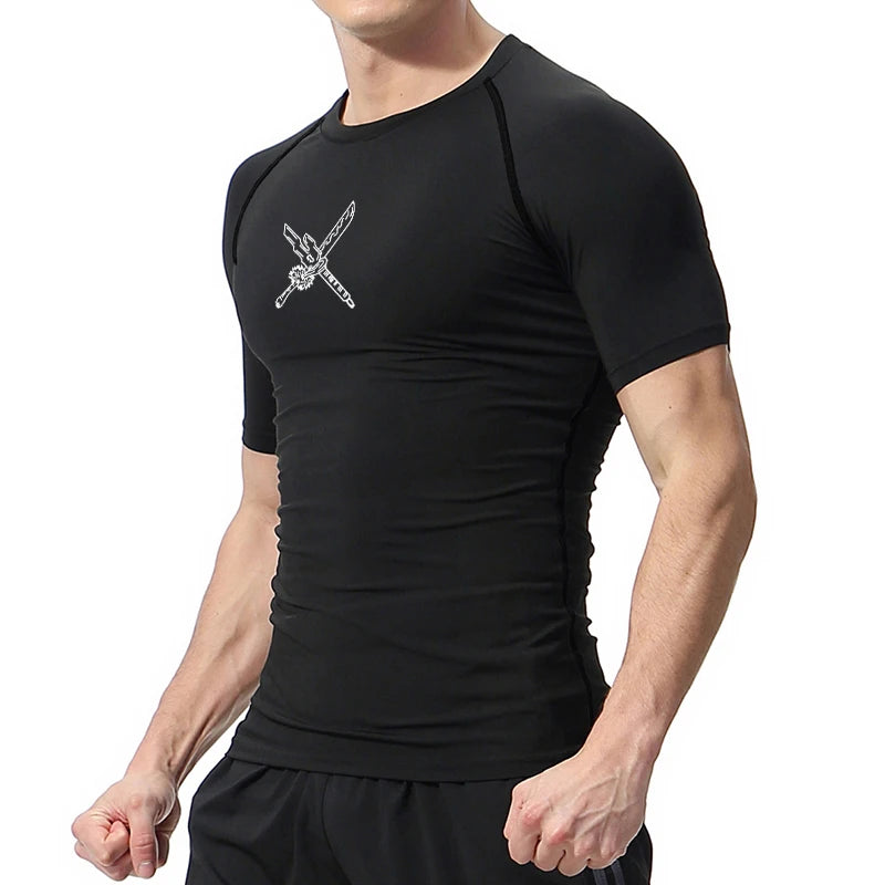 Anime Graphic Compression shirt