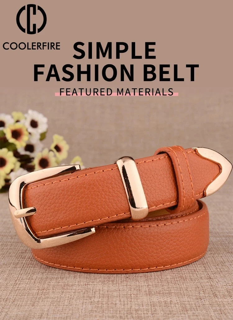 Women's Trousers Belt  Leather