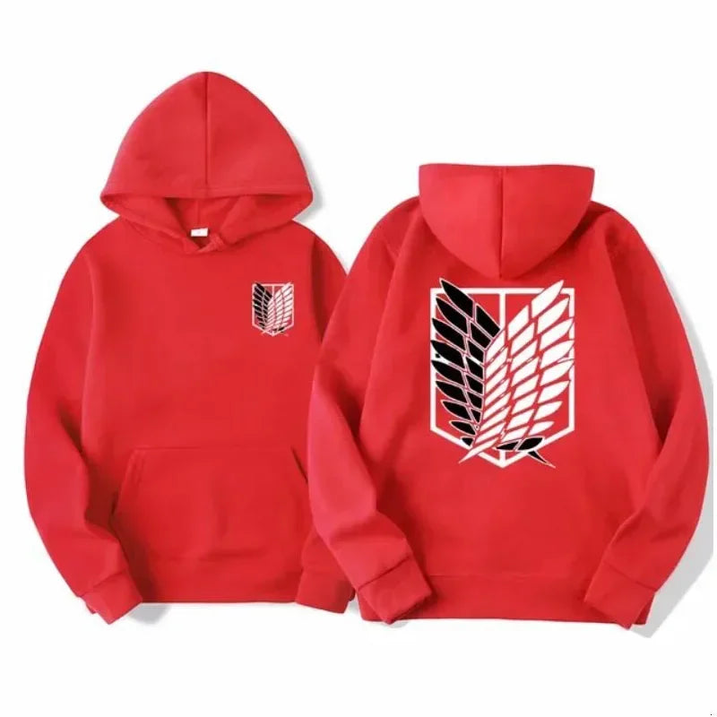 High-quality men's anime Attack on Titan hoodies