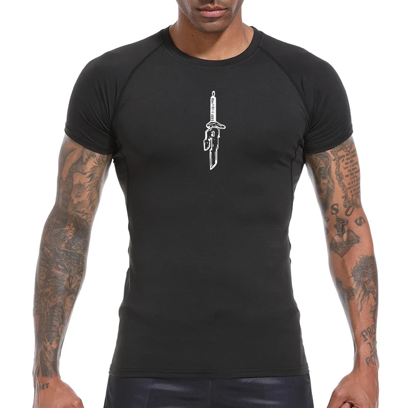 Anime Graphic Compression shirt