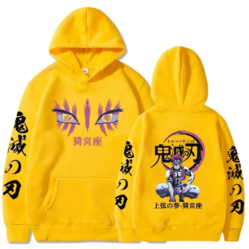 Japanese Anime Autumn New Hoodies for Men Akaza hoodie