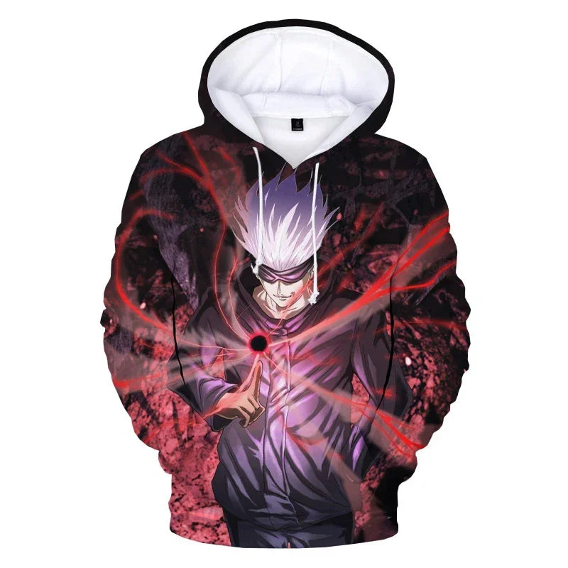 Anime Character Graphic Men's Hoodies