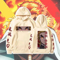 Demon Slayer Hoodie Purgatory Apricot Shoulang Anime Hoodie