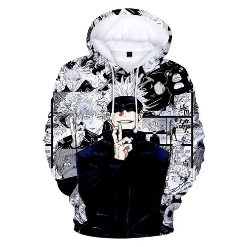 Anime Character Graphic Men's Hoodies