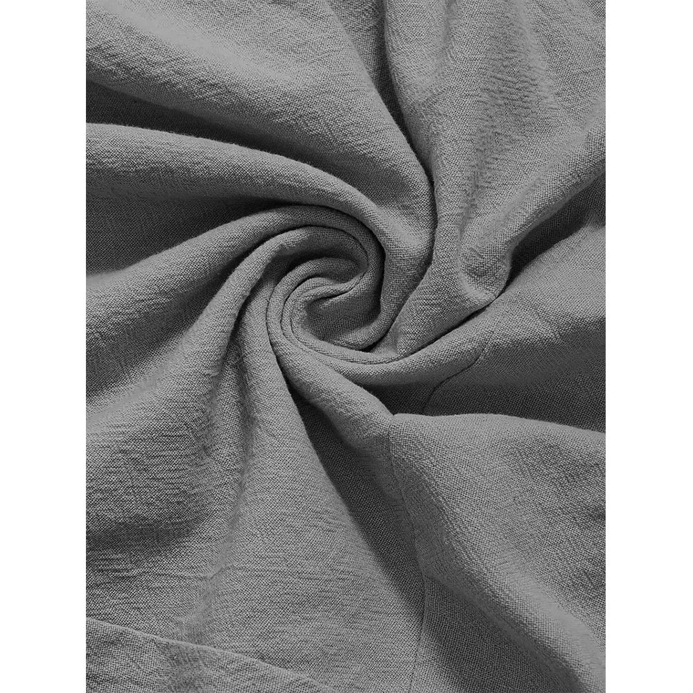Harem Pants for Men Cotton Linen Drop Crotch Cozy Streetwear Loose Fit