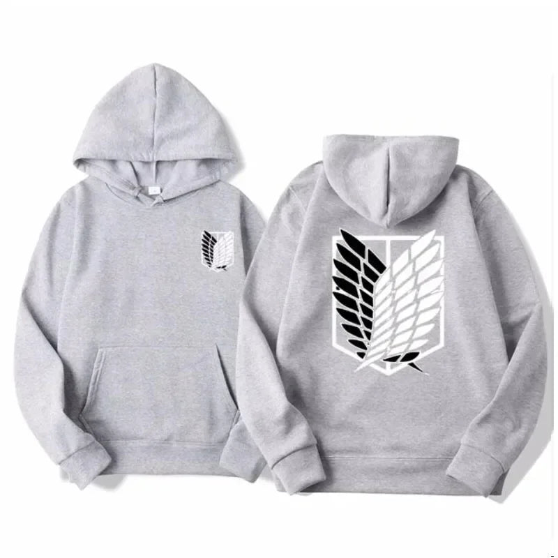 High-quality men's anime Attack on Titan hoodies