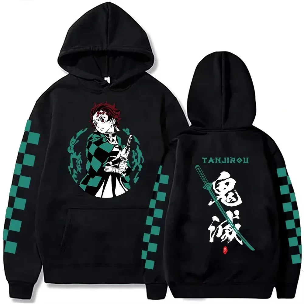Japanese Anime Autumn New Hoodies for Men Akaza hoodie