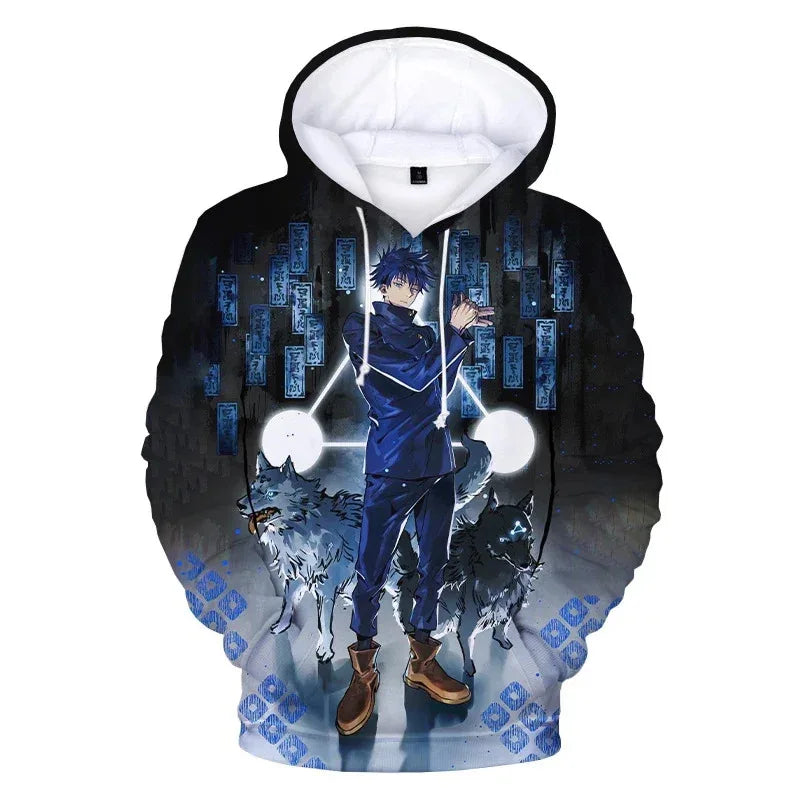 Anime Character Graphic Men's Hoodies
