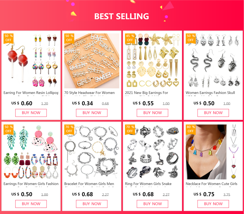 Earrings For Women Gold Fashion Jewelry Pendant