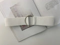 Belts for Women Black Simple Waist Elastic Ladies Band Round Buckle