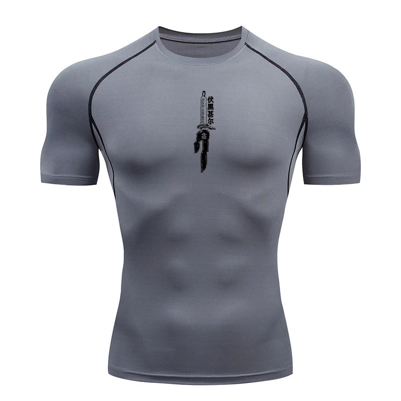 Anime Graphic Compression shirt