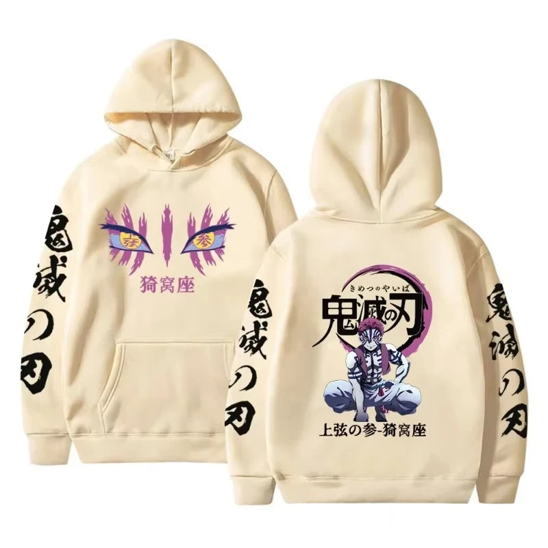 Japanese Anime Autumn New Hoodies for Men Akaza hoodie