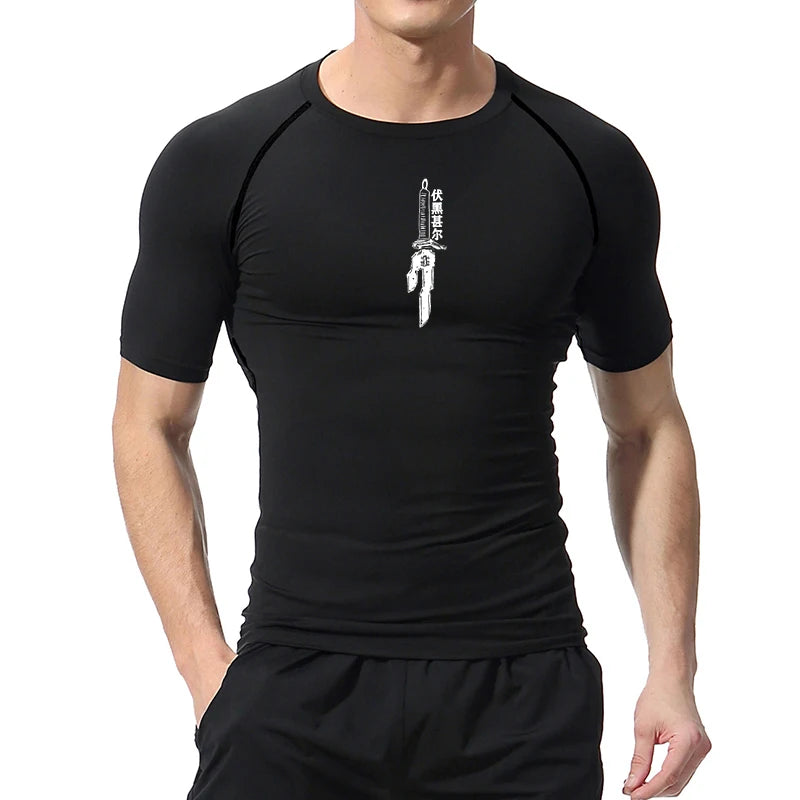 Anime Graphic Compression shirt