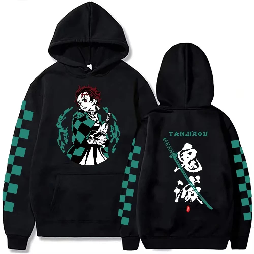 Japanese Anime Autumn New Hoodies for Men Akaza hoodie
