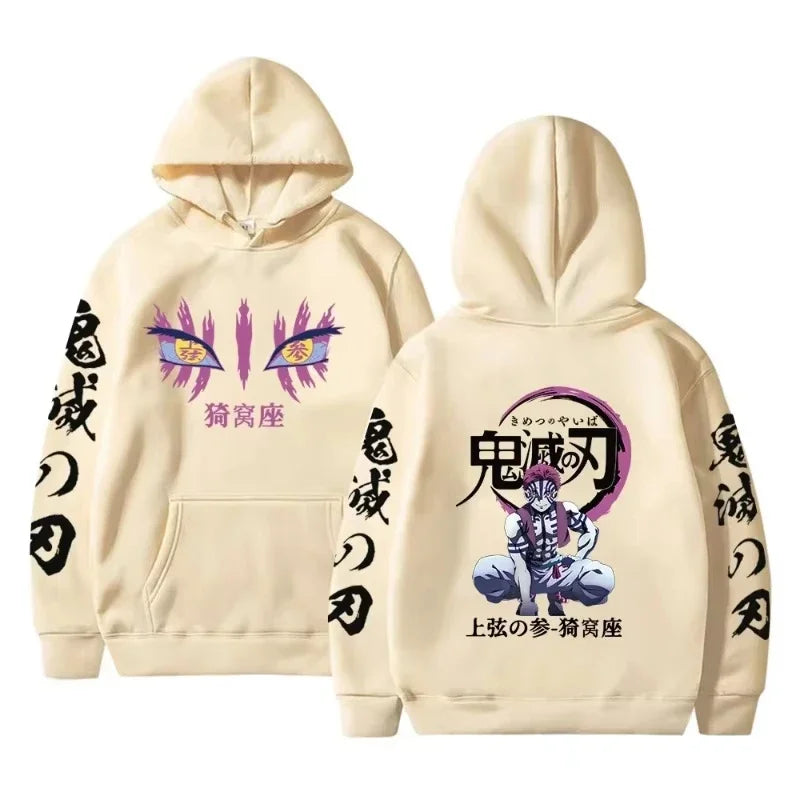 Japanese Anime Autumn New Hoodies for Men Akaza hoodie