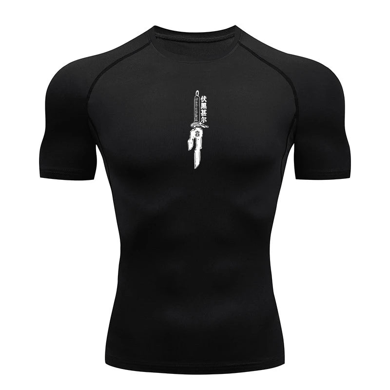 Anime Graphic Compression shirt