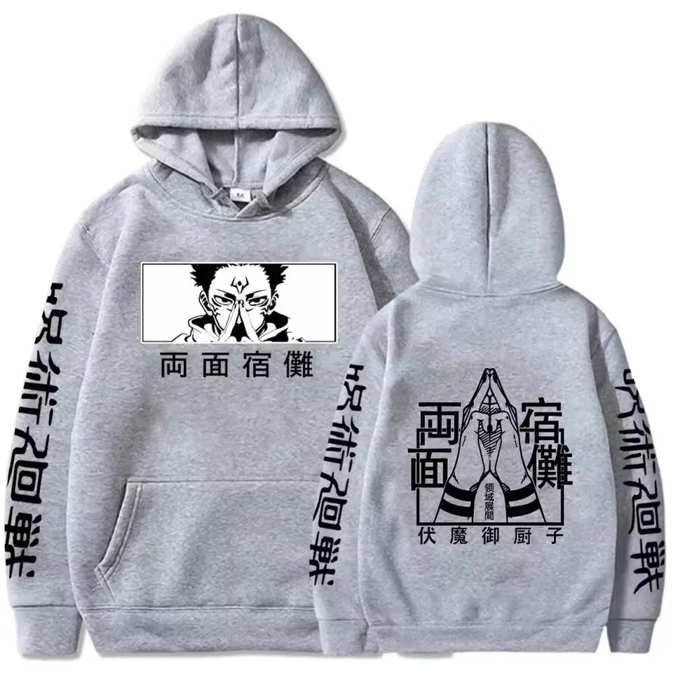 Latest Anime Printed Hoodie Spell Battle Hoodie