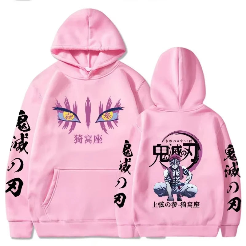 Japanese Anime Autumn New Hoodies for Men Akaza hoodie