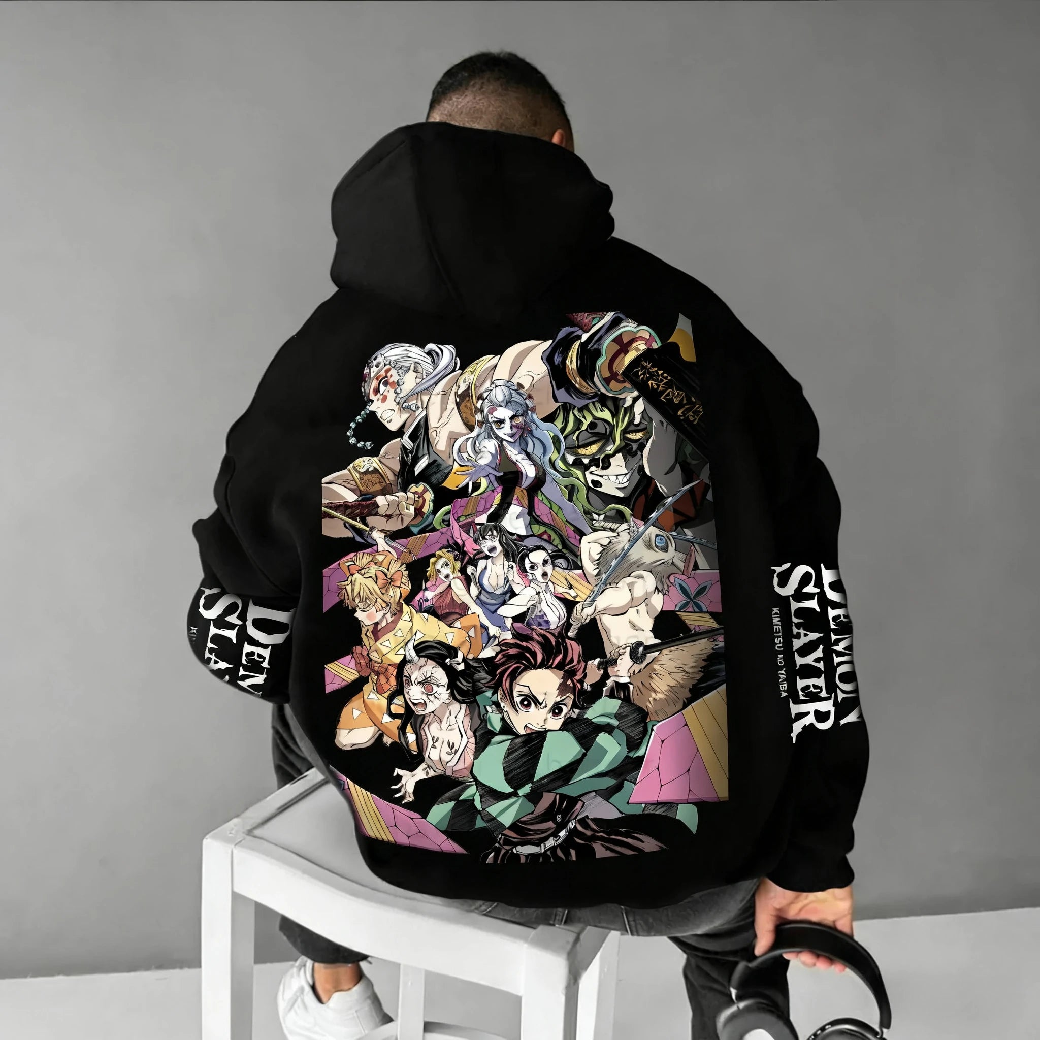 Demon Slayer Co-branded Hoodie loose fit