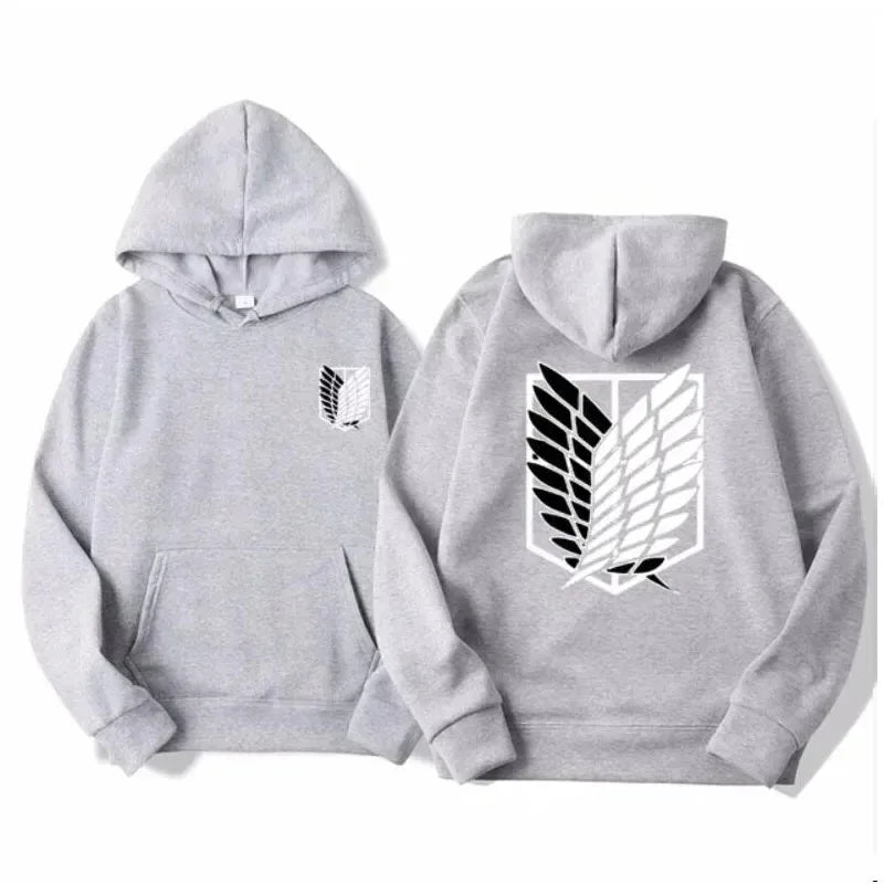 High-quality men's anime Attack on Titan hoodies