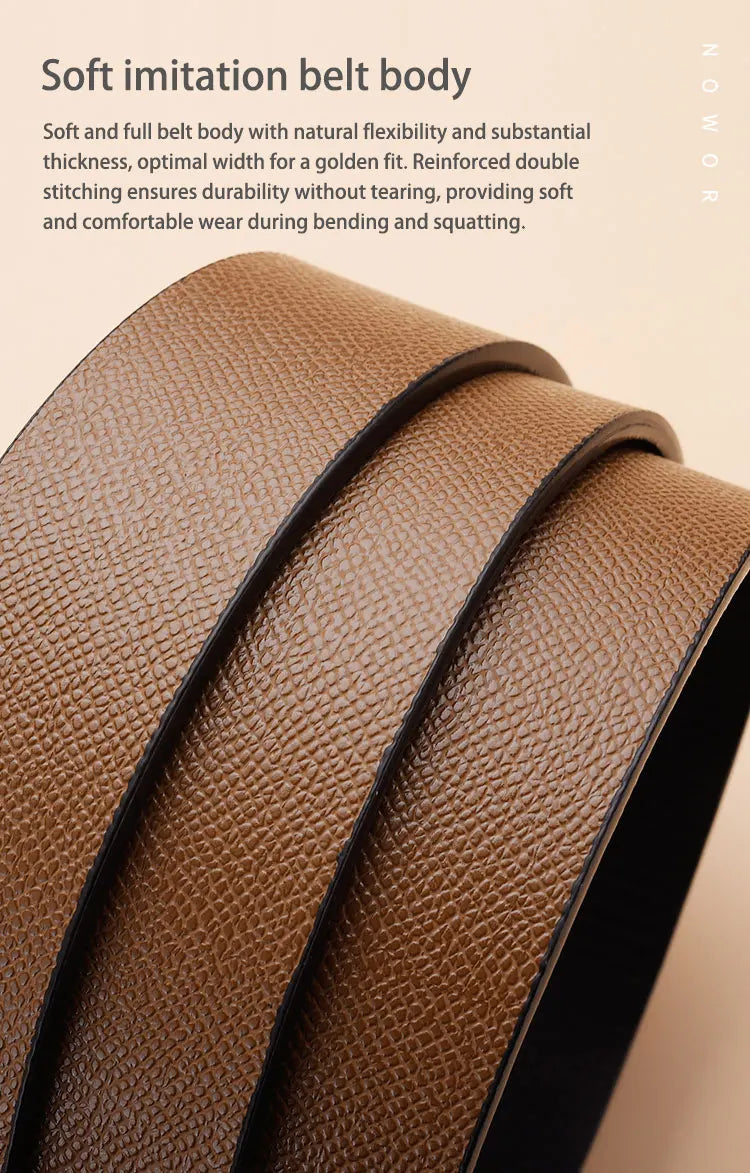 The new buckle toothless automatic buckle belt