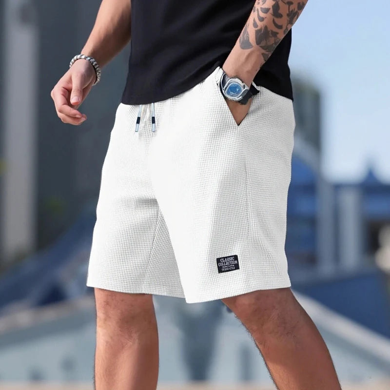 Men's Sports Shorts Textured Fabric