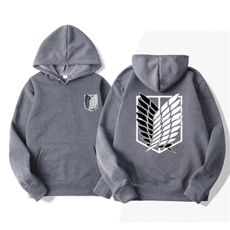 Men's/Woman attack on titan hoodie