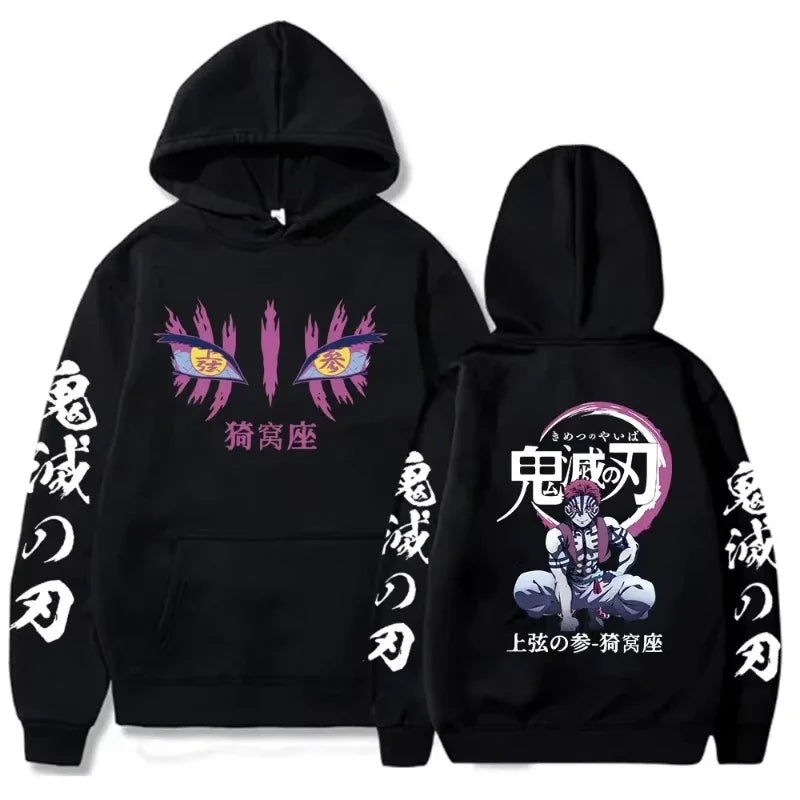 Japanese Anime Autumn New Hoodies for Men Akaza hoodie