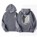 High-quality men's anime Attack on Titan hoodies