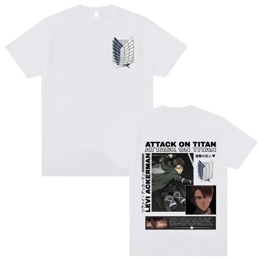 Ropa Hombre Vintage Attack on Titan T shirt